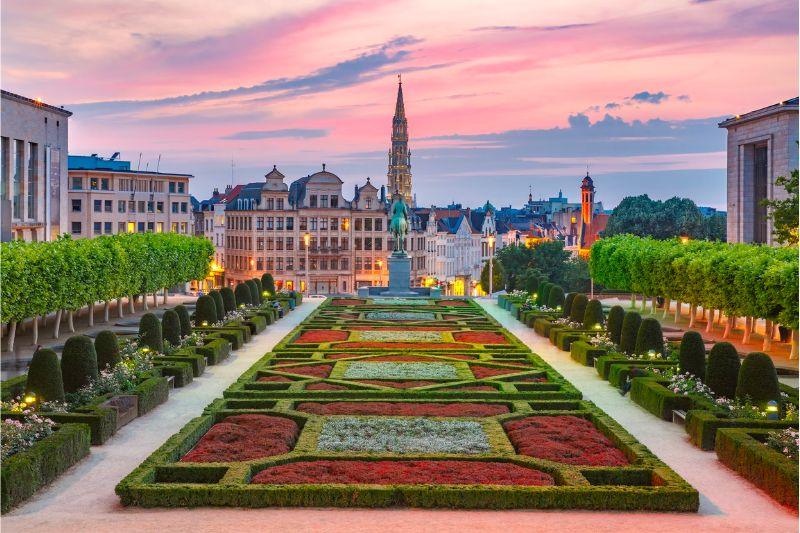 công viên brussels bỉ