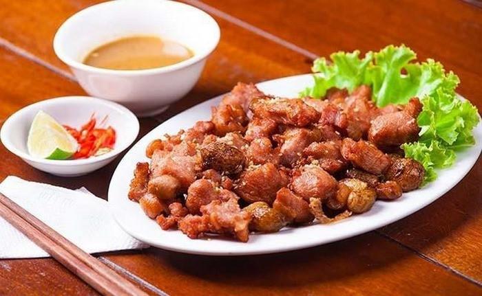 Món bê chao ở Mộc Châu