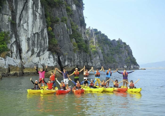 chèo thuyền kayak