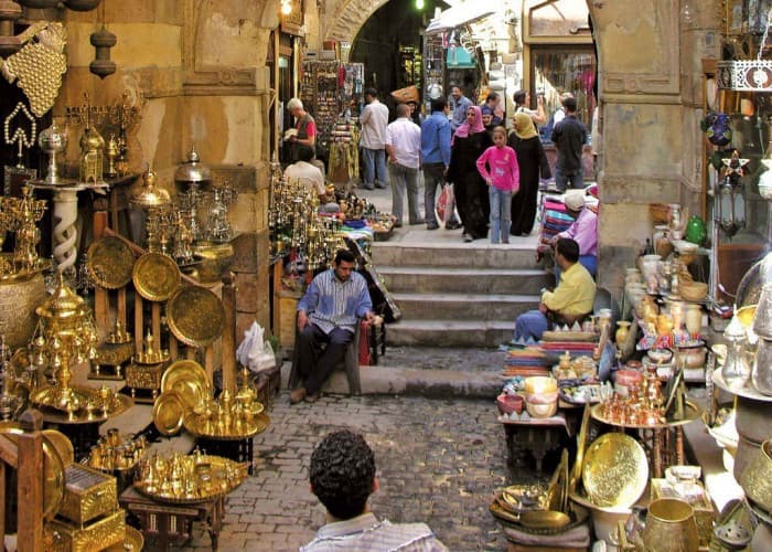 Khu chợ Khan Al-Khalili Bazaar