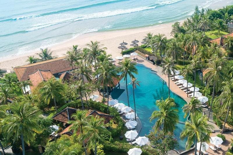 resort ven biển Mũi Né nhìn từ trên cao