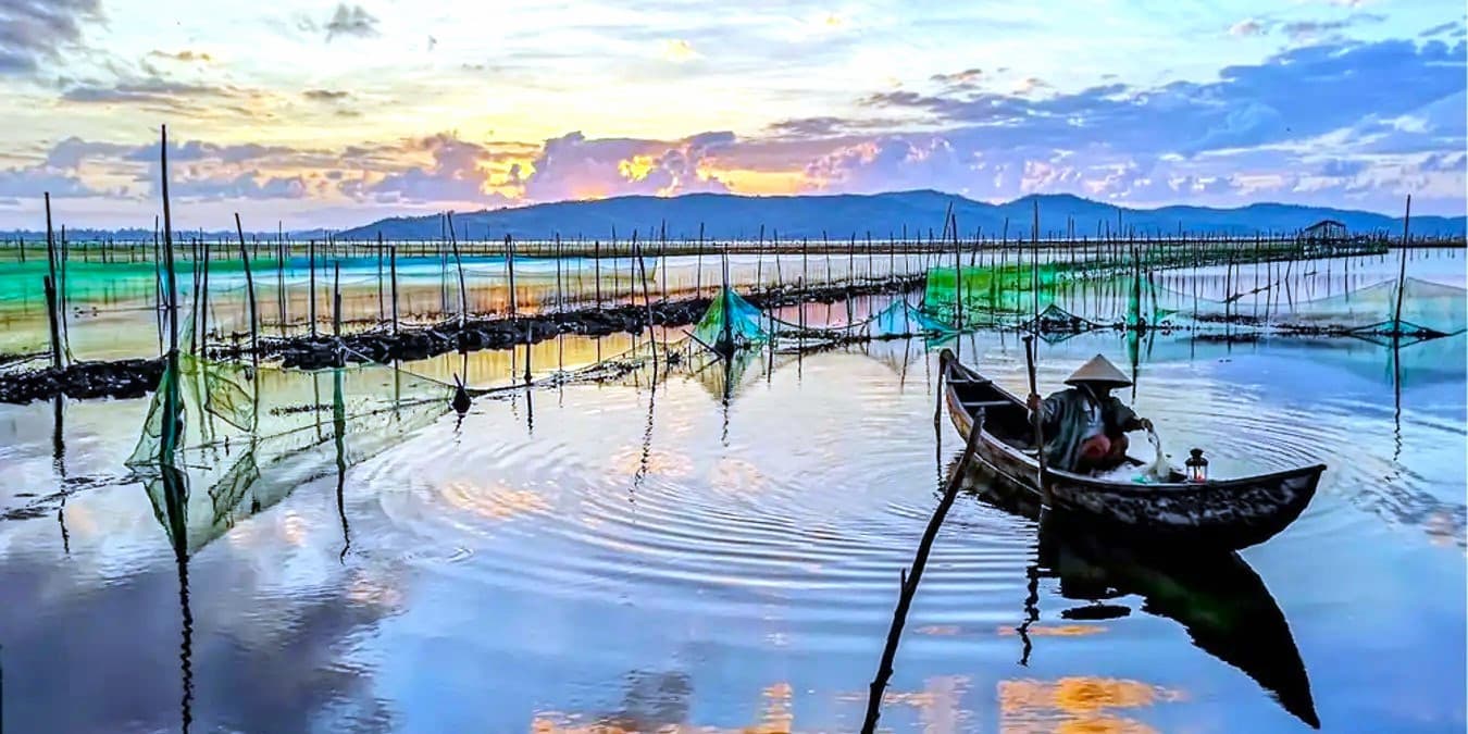 tham quan đầm ô loan
