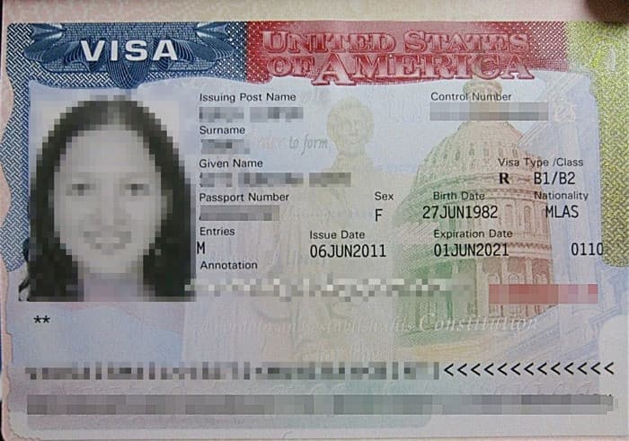 visa du lịch Mỹ là gì