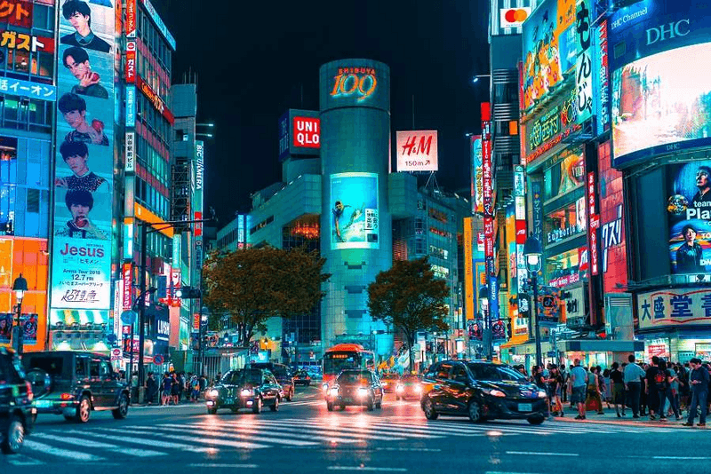 khu phố shibuya, tokyo