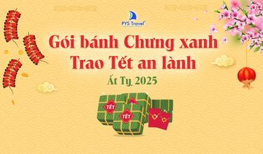 Gói Bánh Chưng Xanh - Trao Tết An Lành xuân Ất Tỵ 2025